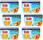 24-Cup Dole Cling Diced Peaches Fruit Bowls (No Sugar Added) $3.25