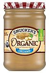 Smucker's Organic Creamy Peanut Butter, 16 Oz $3.79