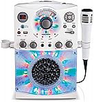 Singing Machine SML385UW Bluetooth Karaoke System with LED Disco Lights $49.97