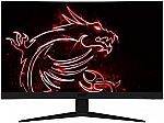 MSI Optix G27C5 27" FHD 1ms LED Curved Gaming Monitor $190