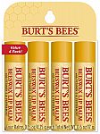 4-pk Burt's Bees 100% Natural Moisturizing Lip Balm $6