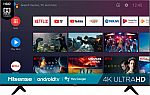 Hisense 65" Class H6510G Series LED 4K UHD Smart Android TV 65H6510G $250