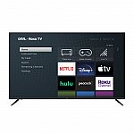 onn. 70” Class 4K UHD (2160P) LED Roku Smart TV HDR $448