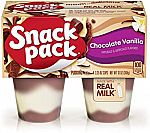 48-Ct 3.25-Oz Snack Pack Pudding Cups: Chocolate Vanilla $8.27
