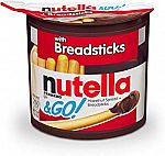 12-Pk 1.8-Oz Nutella & Go Hazelnut Spread and Breadsticks $6.75