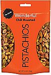 5.5-oz Wonderful Pistachios No Shell Bag (Chili Roasted) $4 and more