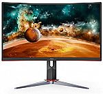 AOC CQ27G2 27" QHD 144Hz Super Curved Frameless Gaming Monitor $209.99