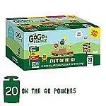 20-Count 3.2-Oz GoGo squeeZ Applesauce on the Go $7.35