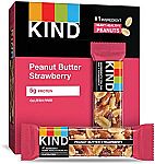 12-Ct KIND Bars (Peanut Butter & Strawberry, Gluten Free) $7.50 or Less