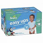 140-Ct Pampers Easy Ups Potty Training Underwear for Boys (2T-3T) $29.48 and more