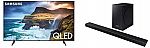Samsung 75'' QLED 4K Q70 with Harmon Kardon Q60R Series Soundbar $1500 (orig. $2400)