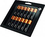 12-count Duracell Optimum 1.5V Alkaline AA Batteries $7.01
