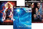 Disney Steelbook 4K Blu-ray Movies: Frozen, Captain Marvel, Iron Man $10