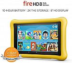 32GB Fire HD 8 Kids Edition Tablet $79.99 (Org $130)