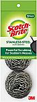 3-Pack Scotch-Brite Stainless Steel Scrubbers $1.67