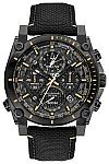Bulova Precisionist Men's Quartz Black Nylon Strap 46mm Watch $230