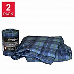 2-Pack Eddie Bauer Home Packable Down Alternative Throw $12