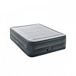 Intex 22" Queen Comfort Plush High Rise DuraBeam Air Mattress with Built-In Pump $37 (Org $75)