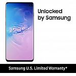 128GB Samsung Galaxy S10 Unlocked Smartphone $499, S10+ $599