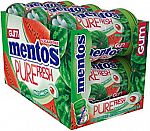 6-Pack Mentos Pure Fresh Sugar-Free Chewing Gum with Xylitol, Watermelon $4.28