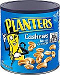 46 oz Planters Halves & Pieces Salted Cashews $13