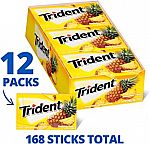 12 Packs of 14 Pieces Trident Pineapple Twist Sugar Free Gum $6.32