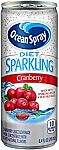 24-Pack 8.4oz Ocean Spray Diet Sparkling Cranberry Juice $10.36