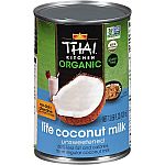 6 ct Thai Kitchen Organic Lite Coconut Milk, 13.66 fl oz $13