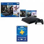 PlayStation 4 Slim 1TB Console + "Only on PS4 Game Bundle Vouchers" + PS Plus 3 Month Membership $235