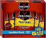 5-Count of 0.625oz Jack Link’s Beef Jerky Lunch Packs (Teriyaki) $2.98