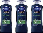 3-Pk 20.3-oz Vaseline Men Healing Body Lotion (Fast Absorbing) $12.50 or Less
