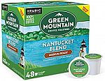 96-Ct Coffee K-Cups (Green Mountain Nantucket Blend) $28 and more