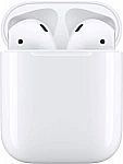 Apple AirPods with Wired Charging Case (2nd Generation) $120