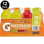 Gatorade Original Thirst Quencher Variety Pack, 20 Oz Bottles (Pack of 12) $4.75