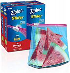 104-Ct Ziploc Gallon Slider Stand-and-Fill Storage Bags $7.89
