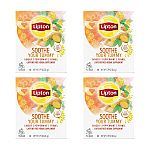 4-pk Lipton Herbal Supplement, Soothe Your Tummy 15 ct $6.48