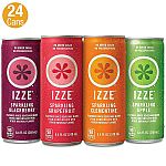 24-Pk 8.4-Oz IZZE Sparkling Juice, 4 Flavor Variety Pack $9.74