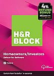 H&R Block Tax Software Deluxe [Federal Only] with 4% Refund Bonus Offer $17.49 & More