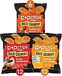 30-Pack Popchips Ridges Potato Chips Variety Pack Single Serve $8.38