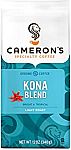 Cameron's Coffee Roasted Ground Coffee Bag, Kona Blend, 12 Ounce $4.28