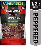 Jack Link’s Beef Jerky, Peppered, ½ Pounder Bag $8.92