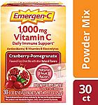 30-Count Emergen-C Vitamin C 1000mg Powder $9.97 & More