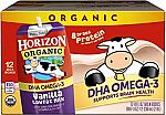 18-Count Horizon Organic, Lowfat Organic Milk Box, Chocolate $15.79 & More