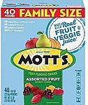 40-ct Mott's Fruit Snacks $5.65