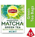 60-Count Lipton Magnificent Matcha Green Tea Bags, Mint $6.11