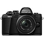 Olympus OM-D E-M10 Mark II Mirrorless Camera with M.Zuiko 14-42mm IIR Lens $299.99