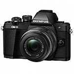 Olympus OM-D E-M10 Mark II Mirrorless Camera w/ 14-42mm f/3.5-5.6 II R Lens $299