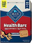 Blue Buffalo Health Bars Natural Crunchy Dog Treats Biscuits 3LB $4.25
