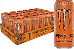 24-Count Monster Energy Ultra Sunrise, Sugar Free Energy Drink $25.64 & More