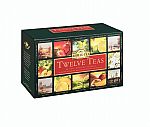 Ahmad Tea Twelve Teas Variety Gift Box, 60 Foil Enveloped Teabags $4.58
